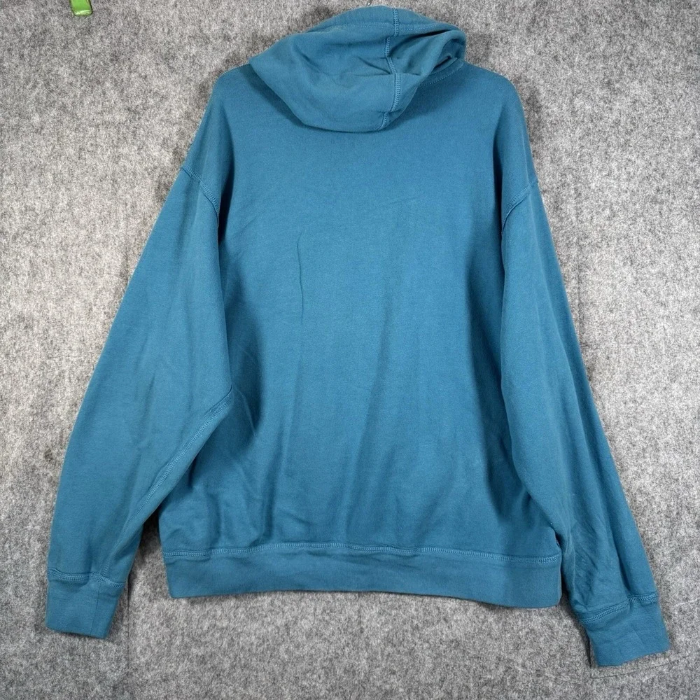 Vtg Polo Ralph Lauren Sweatshirt Hoodie Mens XL Blue Distressed punk hipster